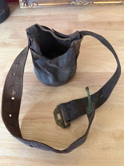 Civil War Farrier’s leather nail pouch