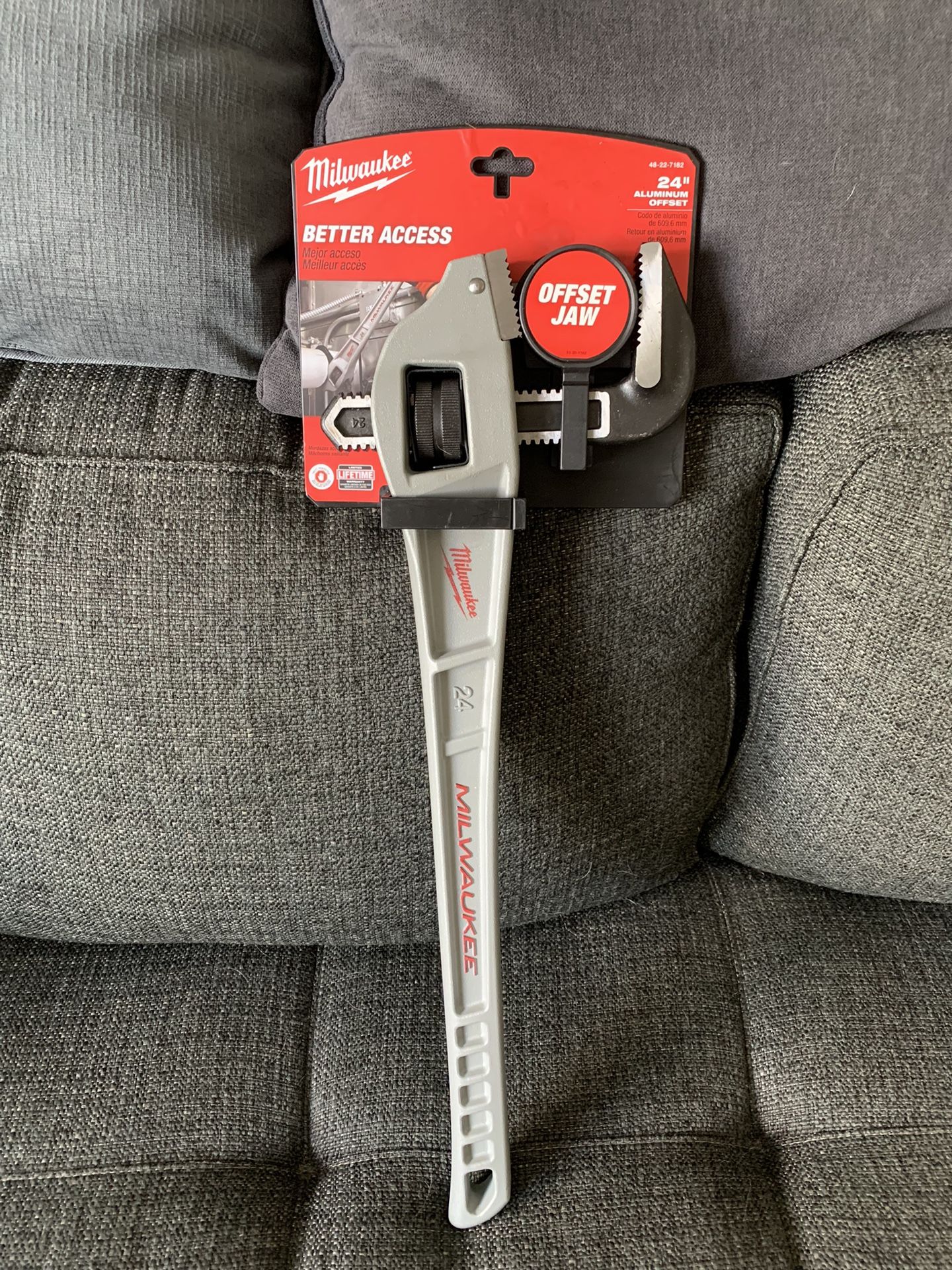 Milwaukee Pipe Wrench 24” $75