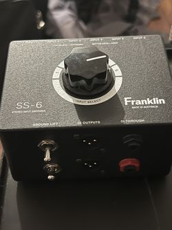 Franklin Audio SS-6 Switchable Stereo DI
