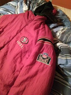 Nfl coat .49ers