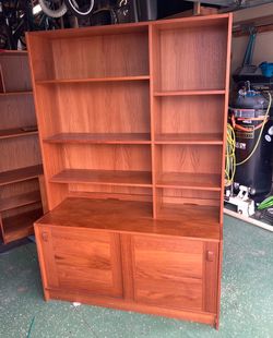 Mid century bookcase Made In Denmark By Domino mobler