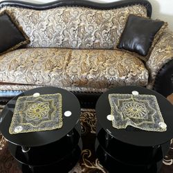 2 High Quality Glass Tables 