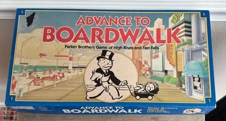 Vintage Advance to Boardwalk Monopoly Board Game just $8 xox