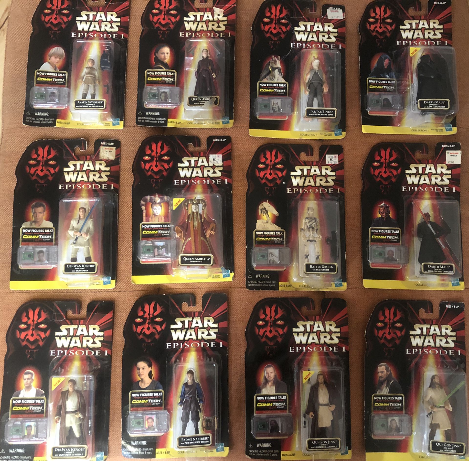 Star Wars Episode 1 Unopened Action Figures (individual or lot)