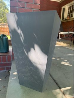 Grey planter box