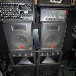 Pa Speakers , Amps , Elec Drums , Studio  Must Go 