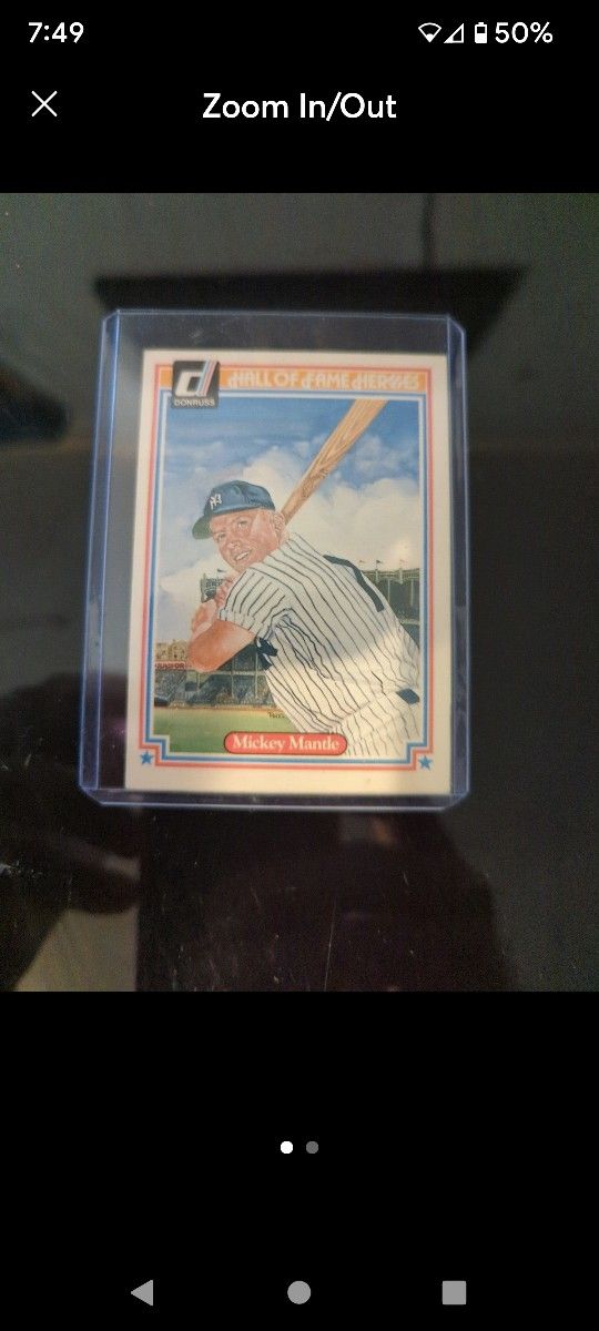 1983 Donruss Hall of Fame Heroes Mickey Mantle