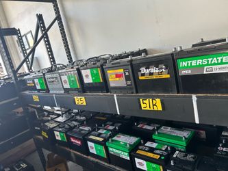 New and rebuilt and used car Batterys