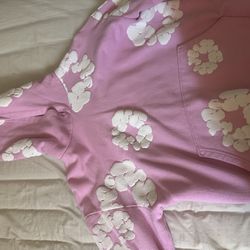 Pink Denim Tears Hoodie Women’s Size Small