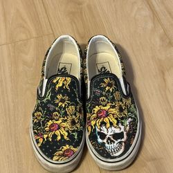 Sunflower Vans 7.5 Men 9 Women