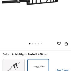 Multigrip Barbell Bar