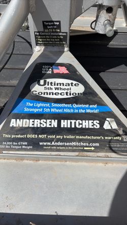 Anderson Ultimate 5th wheel connection