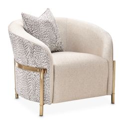 Lisbon Gold/Opal Accent Chair