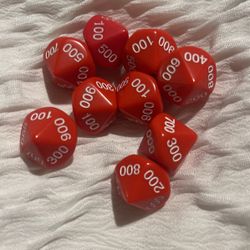 Place Value Dice- Hundreds 