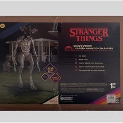 Demogorgon Stranger Things Halloween Animated 7.5 Foot Tall Life Sized