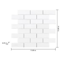 REAL MARBLE  Subway Style Decorative mosaic 