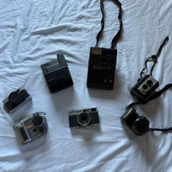 Vintage Camera Bundle – Kodak, Polaroid, Sony, Canon, Argus & More