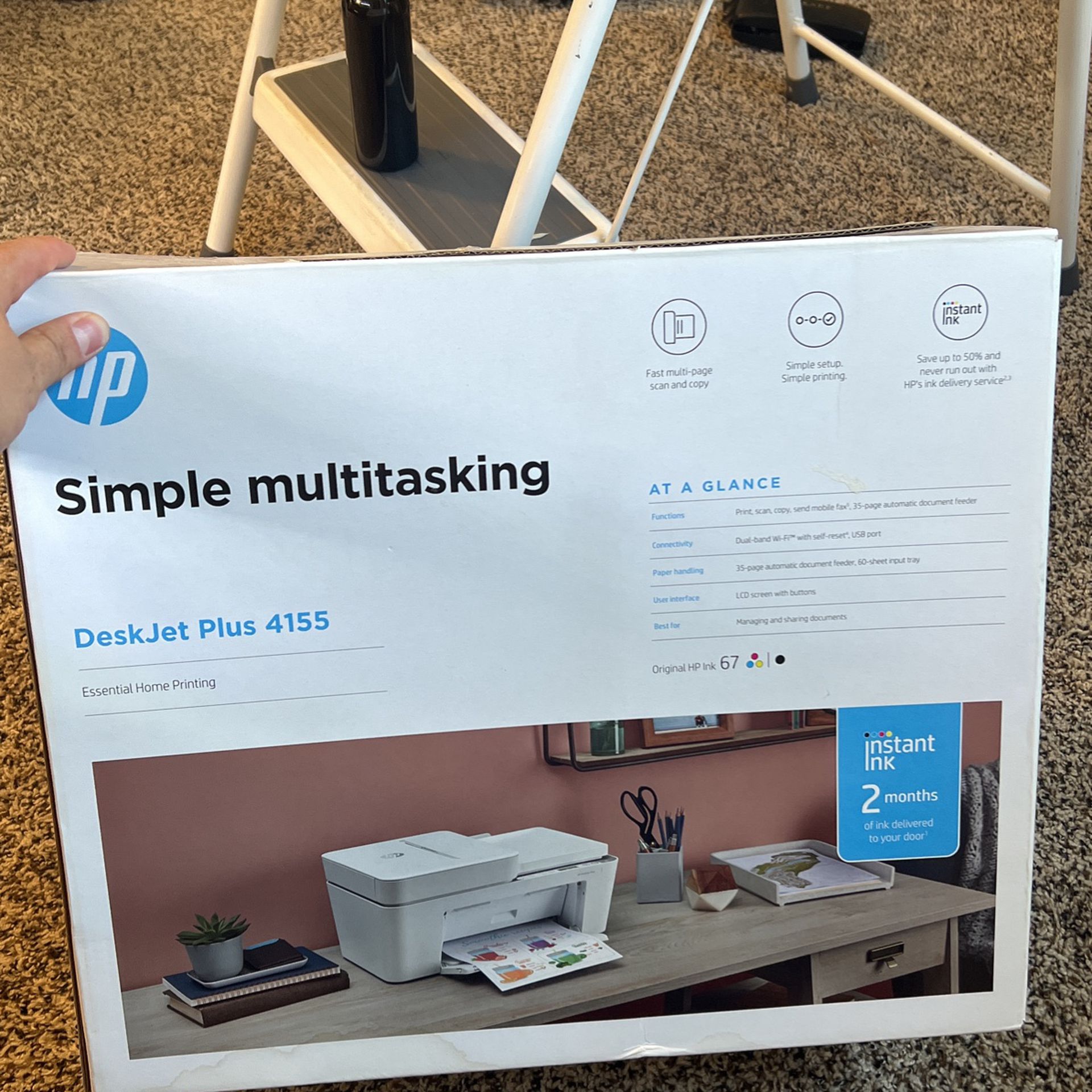 HP DeskJet plus 4155 Printer for Sale in Rockford, IL - OfferUp