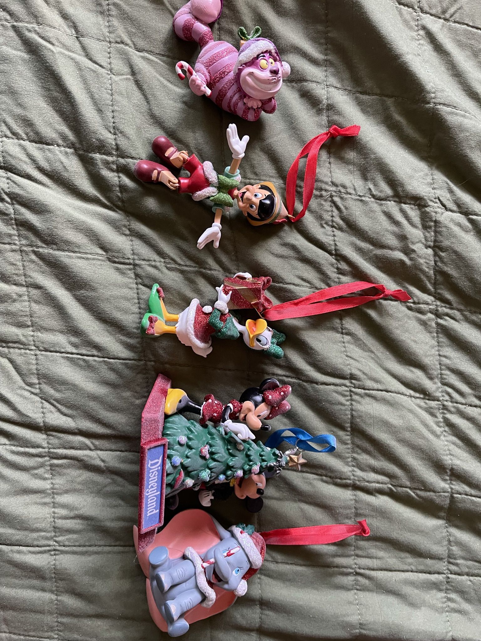 5 Disney Christmas Ornaments 