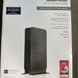 N600 WiFi Cable Modem Router