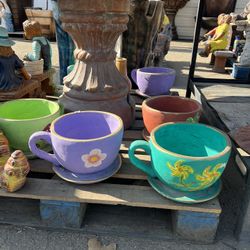 Concrete Tea Cups $25.00 Each One 