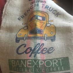 Burlap Coffee Bags! Great For Large Gifts Or  I Recovered Dining Chairs W Them Very Shabby Chic
