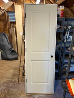Two raised panel smooth door