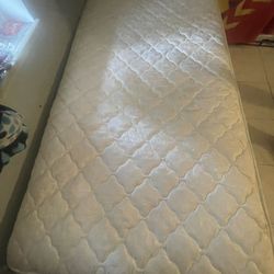 twin size metal frame bed