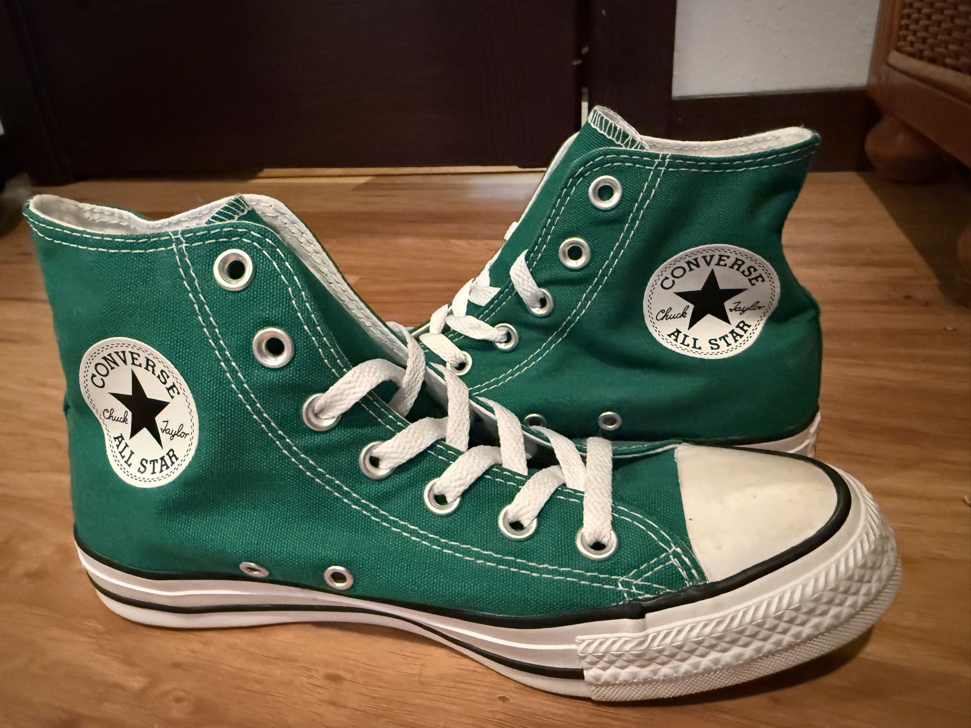 Green High Top Converse