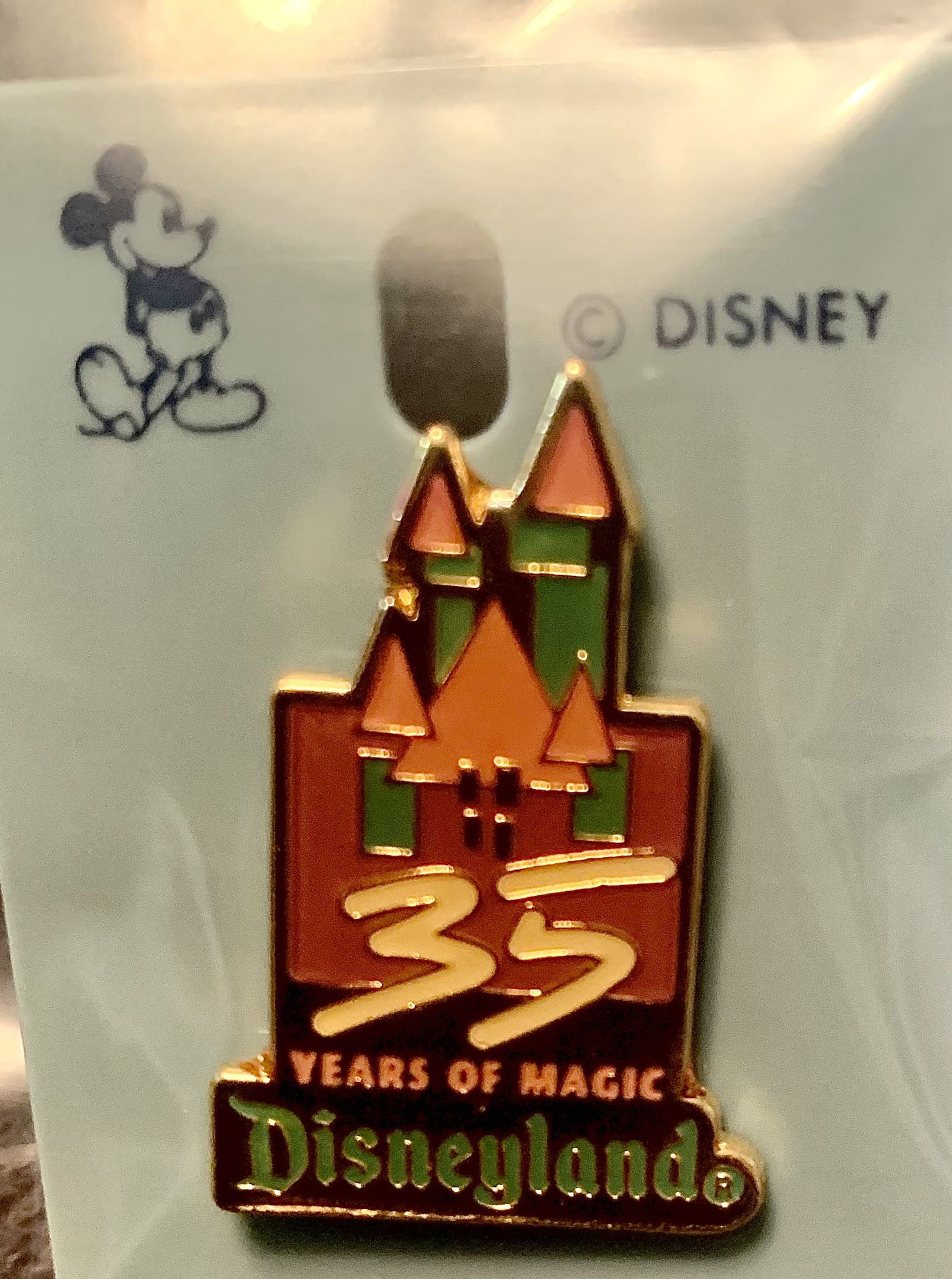 Vintage Disney Castle And Mickey Pins