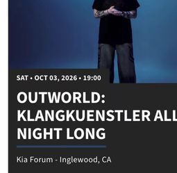 Klangkuenstler outworld tickets