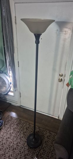 Black Torchiere Floor Lamp - Works Great!