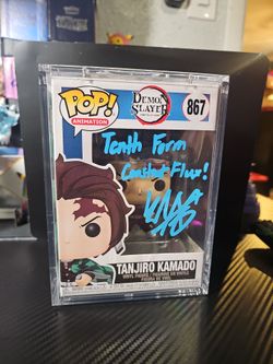 Psa cert Signed tanjiro funko