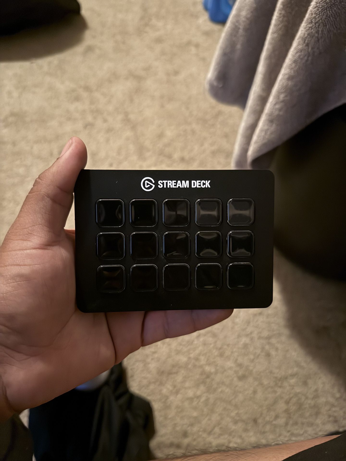 Elgato Stream Deck (15 Key) – Original Cable + Stand Included