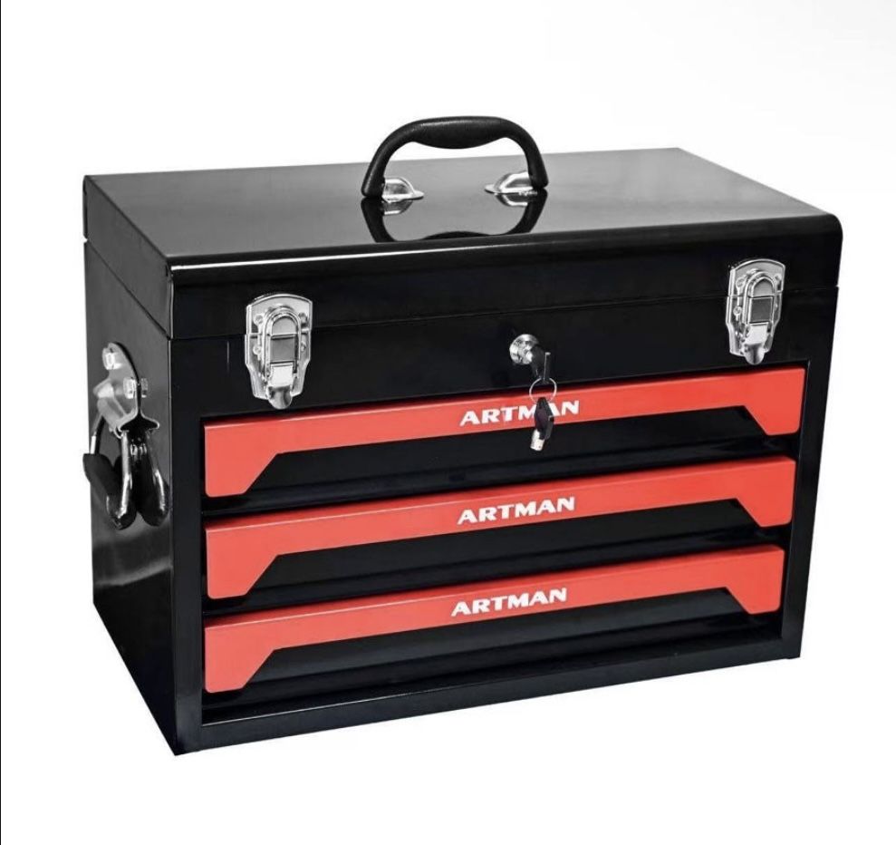 ❤️Tool Box Including 439 Pieces of Mechanics Tool Kit