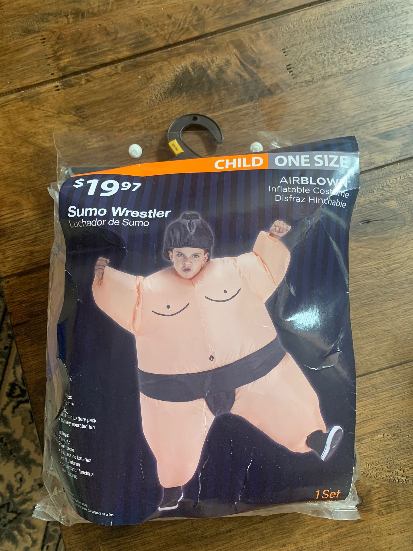 Halloween costume. Kids one size. Sumo inflatable