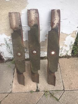 Set Of Blades For 48” Mower
