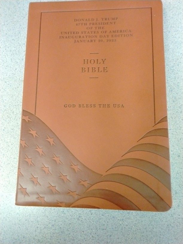 Donald Trump God Bless The USA Bible Inauguration Day Limited Edition