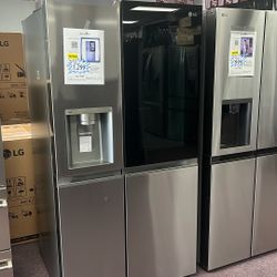 Refrigerator Side By Side With InstaView New Open Box 