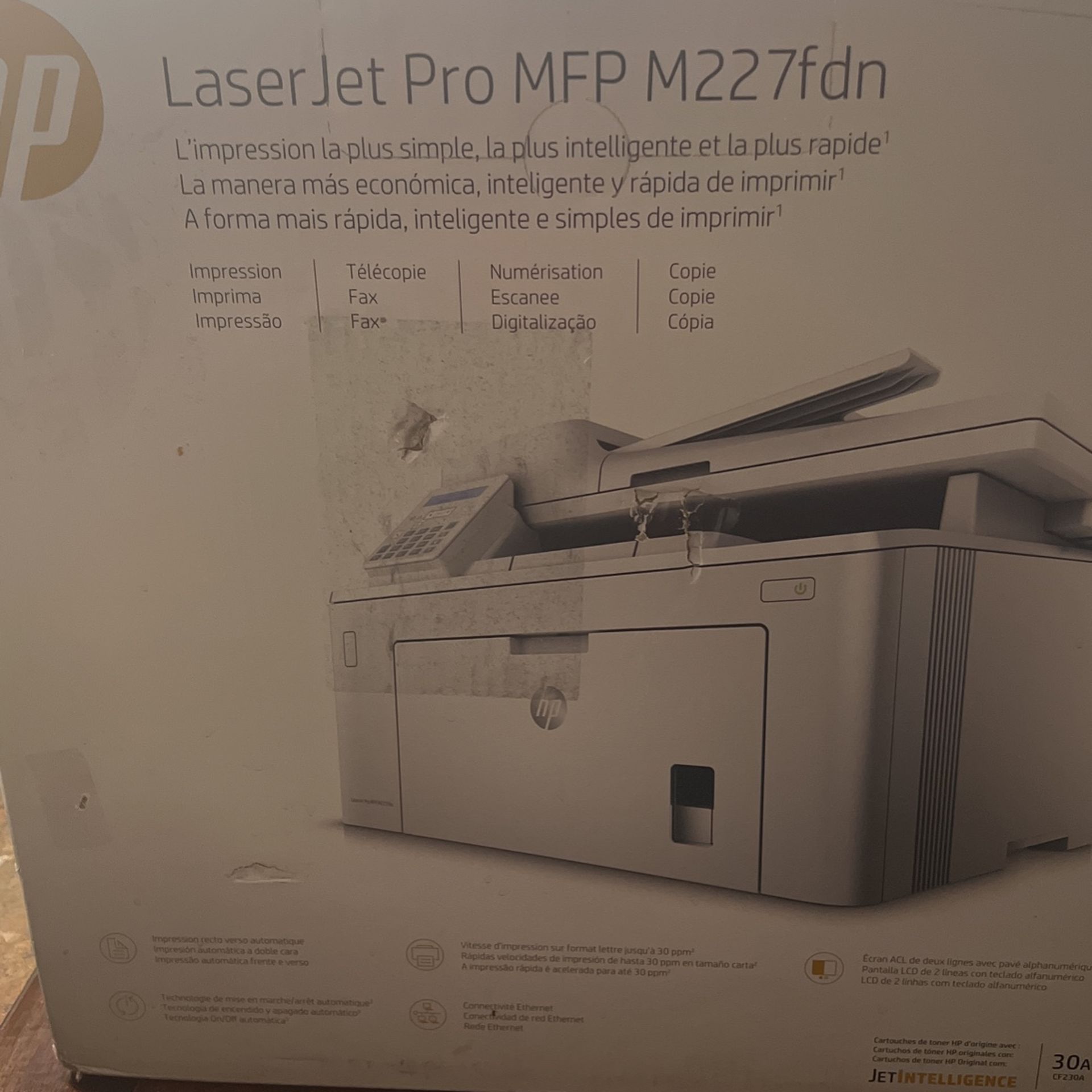 Hp Laser Jet Pro MFP 227 Fdn
