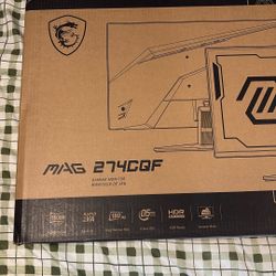 2K MSI 274CQF Monitor 