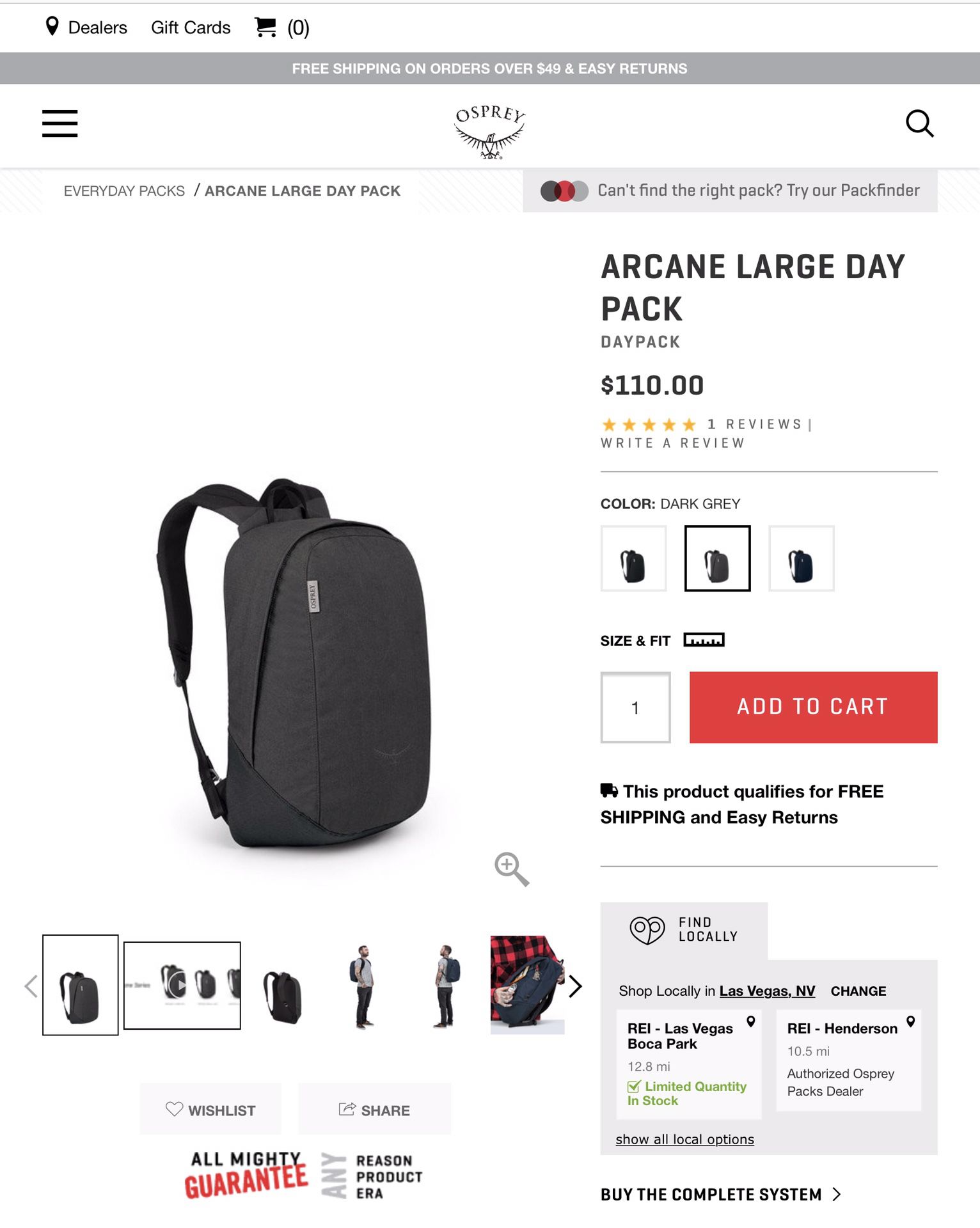 Arcane large day backpack