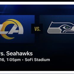 Rams Vs Seahawks 
