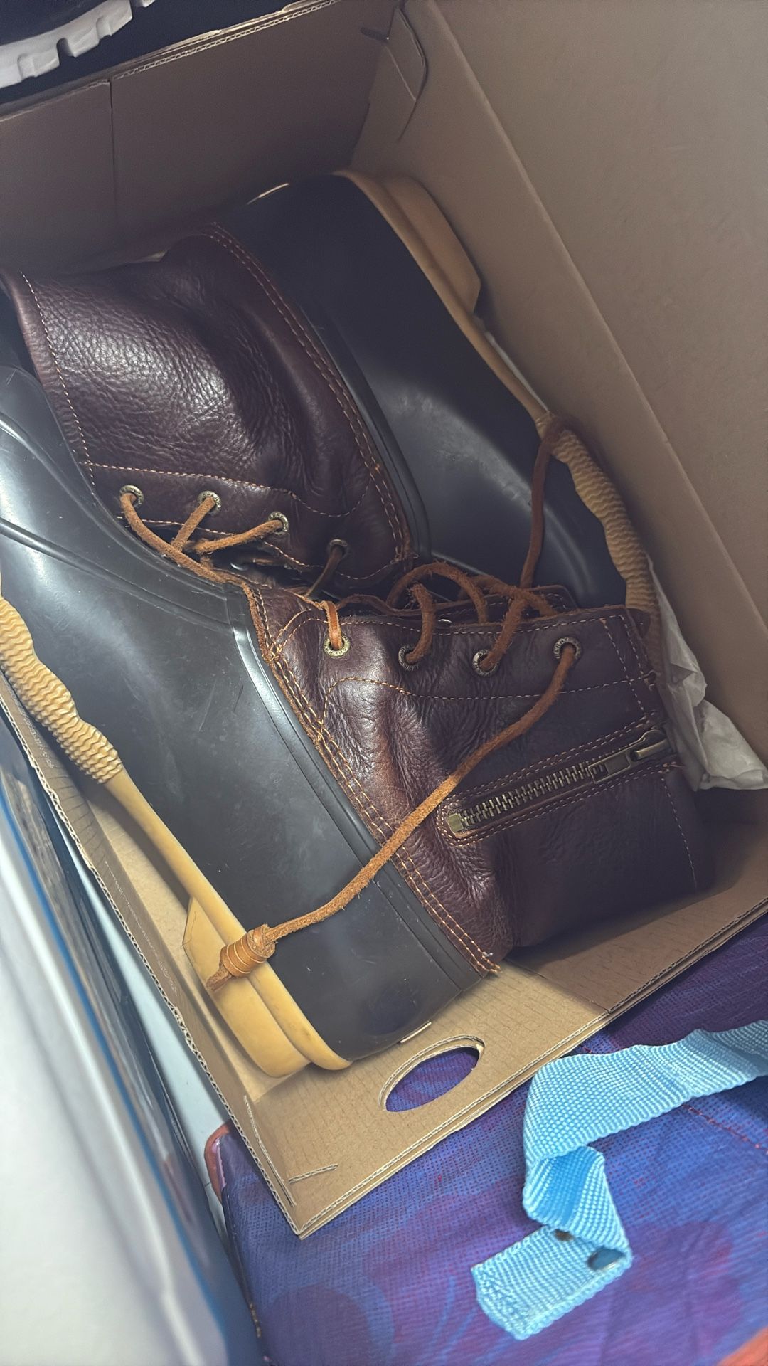 Leather Too Rain Boots By Sperry Size 11