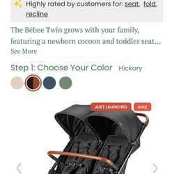 Bombi double Stroller
