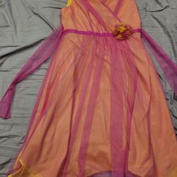 Cherokee Girls XL Pink/Yellow Dress
