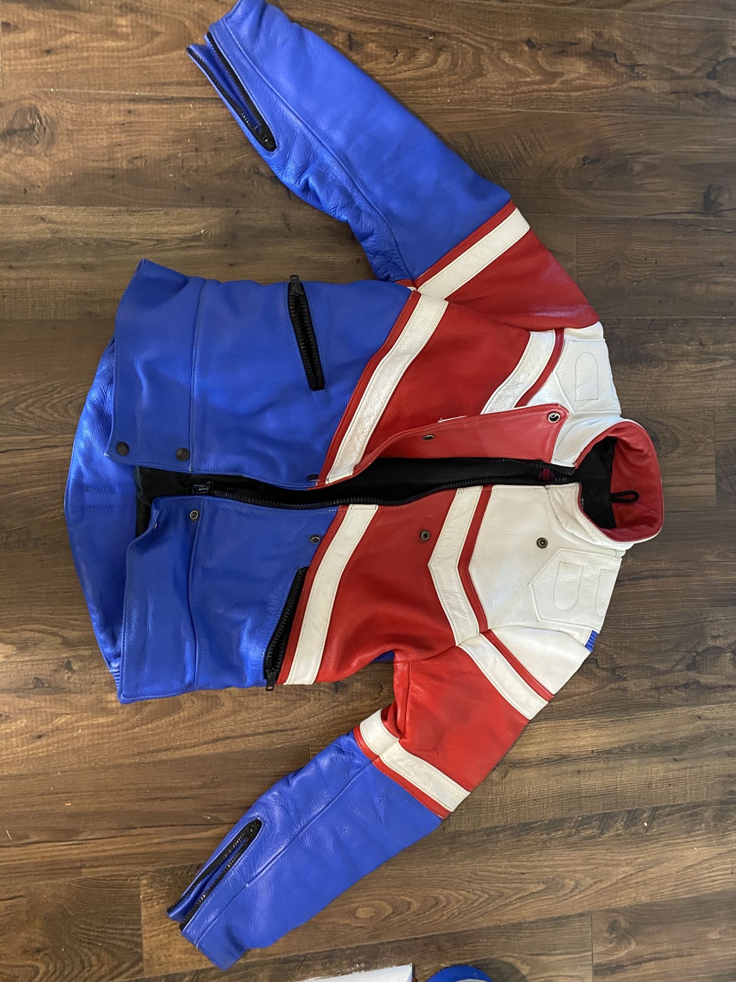 The Genuine Artical Scott Leathers size 16 leather jacket