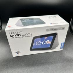 New* Lenovo Smart Clock Screen Display Smart Hub CD-24501F, Google Assistant