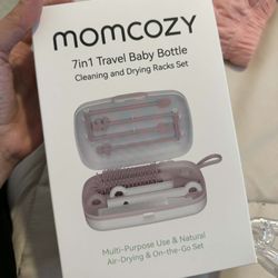 Momcozy 7in1 Travel Baby Bottle Cleaning and Drying Kit 