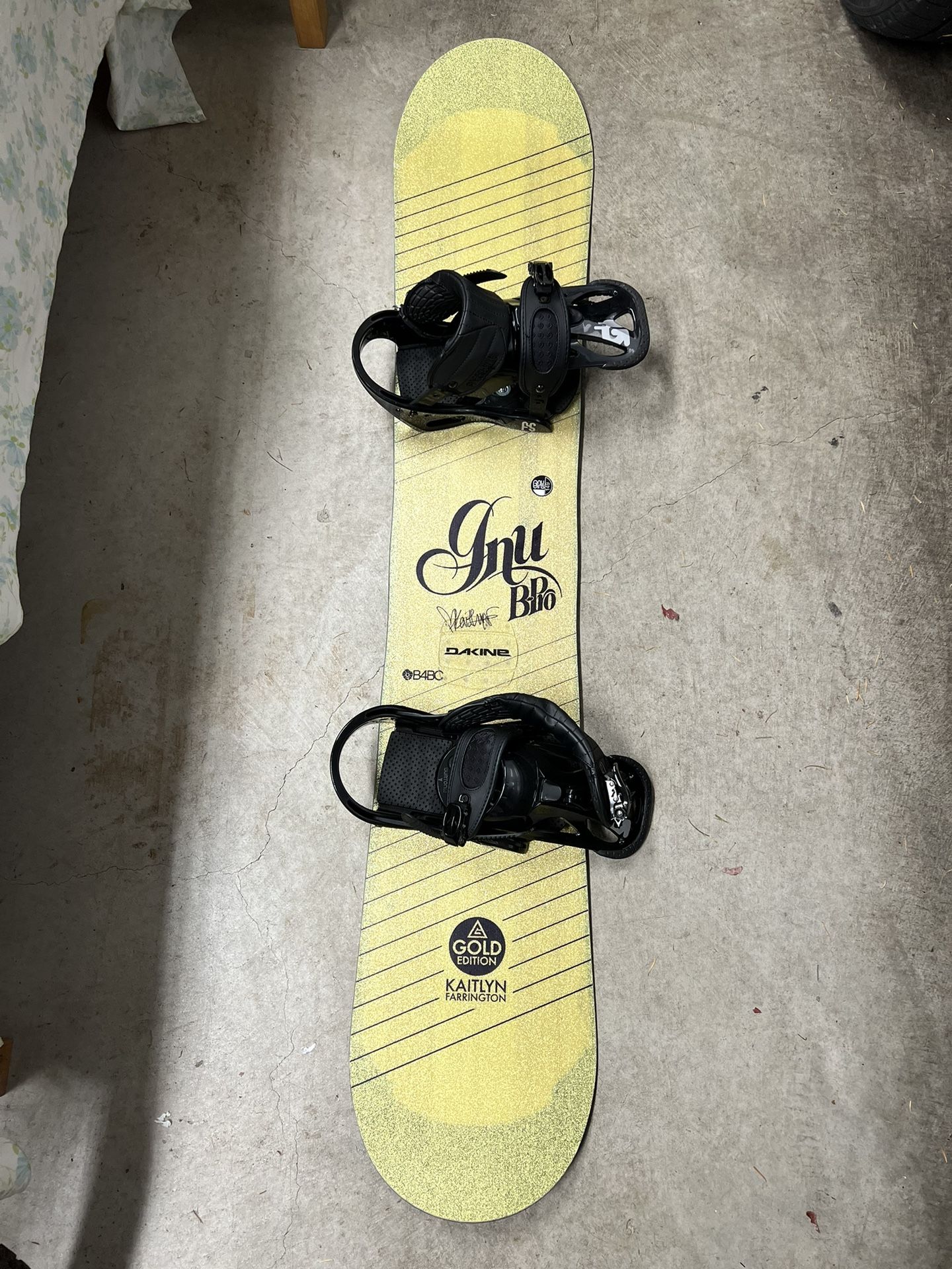 Snowboard Package (Gnu B4BC Board & Burton bindings)